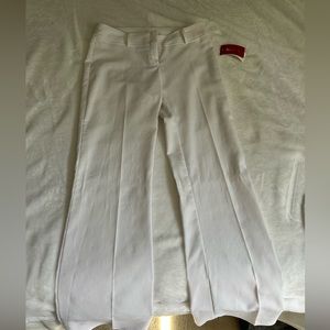 White dressy stretchy pants in size 5